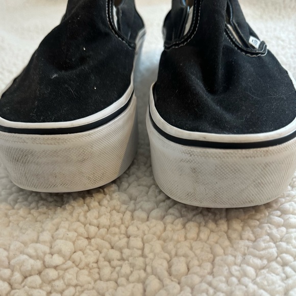 Vans Women's Black Slip-On Platform Shoes - Picture 7 of 8